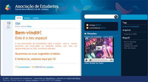 Blogue da Associação de Estudantes da ES/2,3 da Sé - Lamego